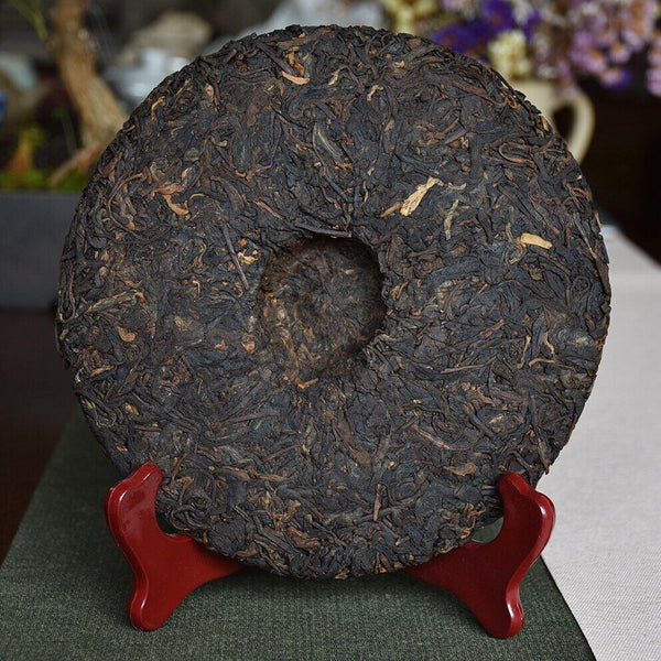 Haiwan Hot Sun Shu Ripe Puer Old Comrade Chinese Ripe Puer Tea 357g