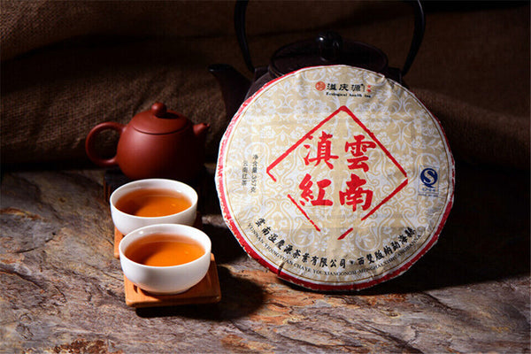 Yunnan Old Tree Sun Dried Black Tea Dianhong Feng Qing Dian Hong Tea Cake 357g