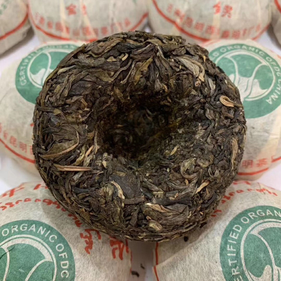 Gold Award Organic Millennium Tree Tuo Pu-erh Tea Raw Ban Zhang Puer 100g