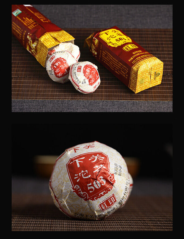 Classic Red Label 503 *  Xiaguan Pu-erh Tuo Cha Tea Raw Shen Puer Tuocha