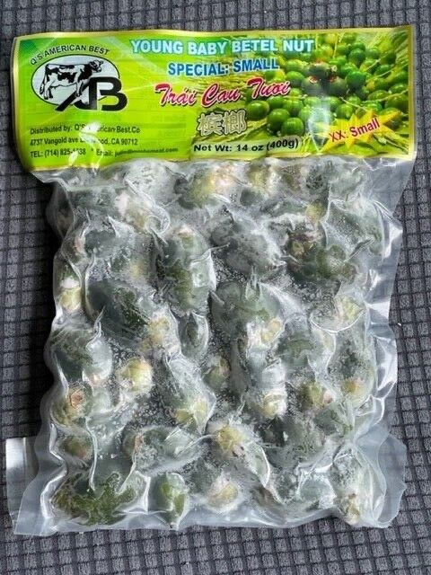 Young Baby Betel Nuts Areca Catechu Nuts - 01 Pack Free Shipping 50 pcs