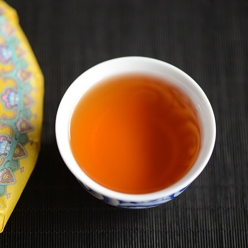 CHINATEA Brand Jin Hao Yu Lian Pu-erh Tea Cake 357g Ripe Palace Pu'er 357g