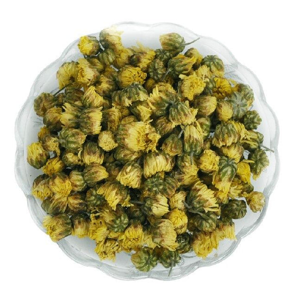 GOLDEN CHRYSANTHEMUM TEA, FLOWERS SWEET BUD FLORAL AROMATIC 3 OZ SALE