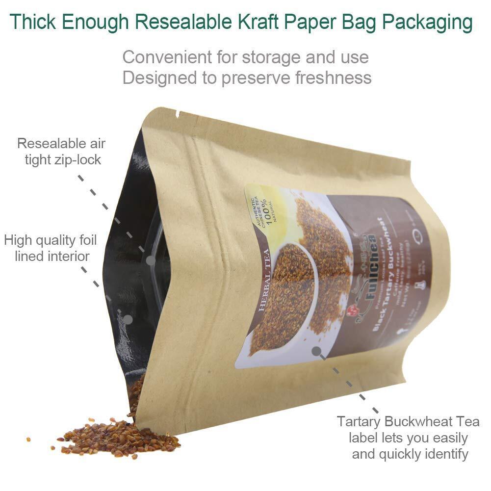 FullChea Himalayan Tartary Black Buckwheat Roasted Herbal Tea 226g