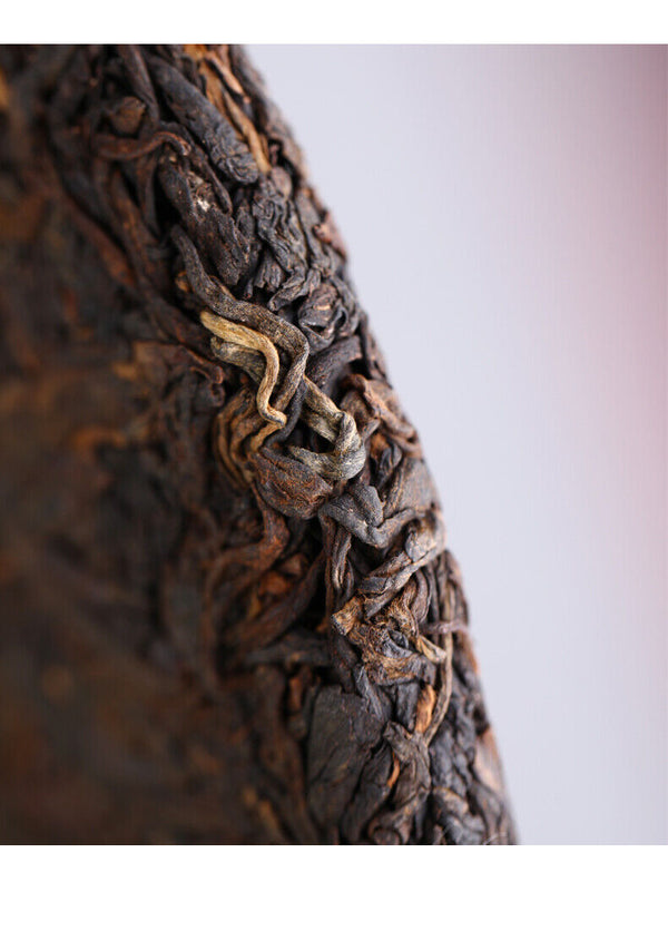 "Jiao Yang" Haiwan Old Comrade Blazing Sun Ripe Puerh Shu Puer Tea 357g