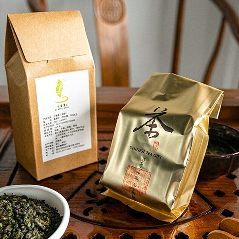 /Gunpower Green Tea Looss Leave with Chesnut Scent Zhu Cha Tea 100g Secondary image