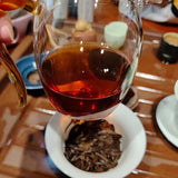 357g Yunnan Old Pu-erh Ripe Tea Cake Da Xue Shan Aged Pu'er Tea Puerh Tea