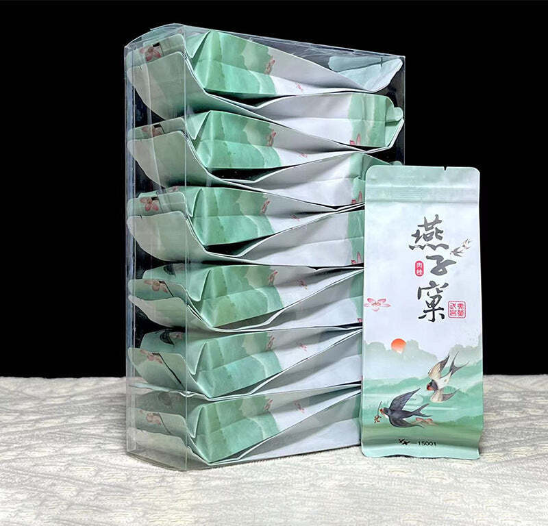 180g Yanzike Carbon Baked Oolong Tea Rougui Wuyi Rock Tea Bagged Chinese Red Tea Main image