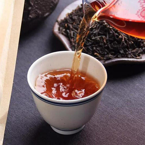 Lao Tong Zhi Third Grade Ripe Puer Loose Tea Haiwan Shou Puerh Tea 500g