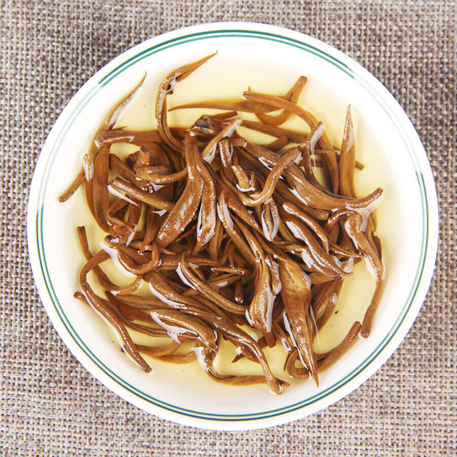 Yunnan Golden Dianhong Balck Tea Fengqing Dian Hong Huang Jin Luo Loose