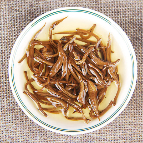 Yunnan Golden Dianhong Balck Tea Fengqing Dian Hong Huang Jin Luo Loose