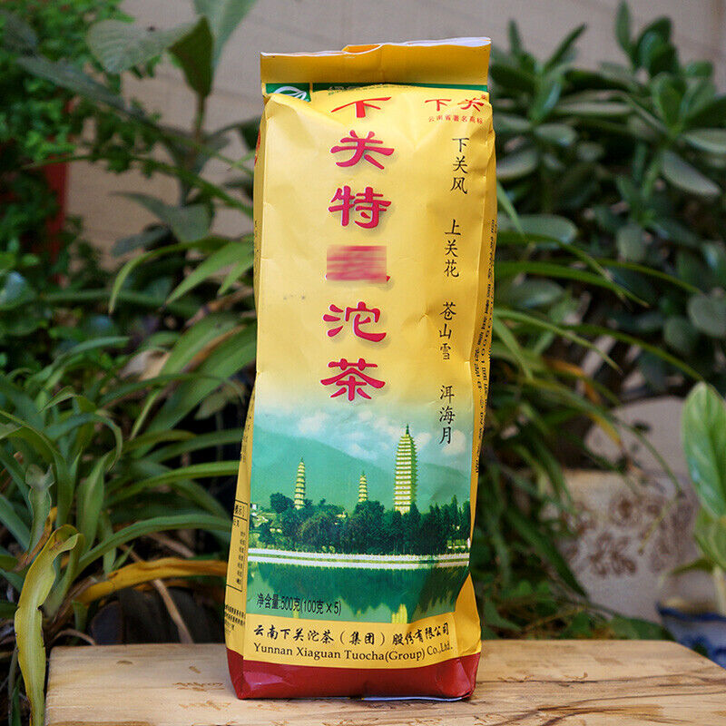Xiaguan Te Ji Tuo Cha Premium Grade Pu-erh Tea Raw Puer Green Tea 500g Secondary image