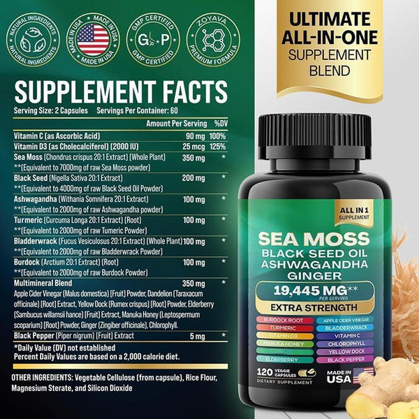 Shilajit Power Combo Dynamic Bundle - Sea Moss Multivitamin