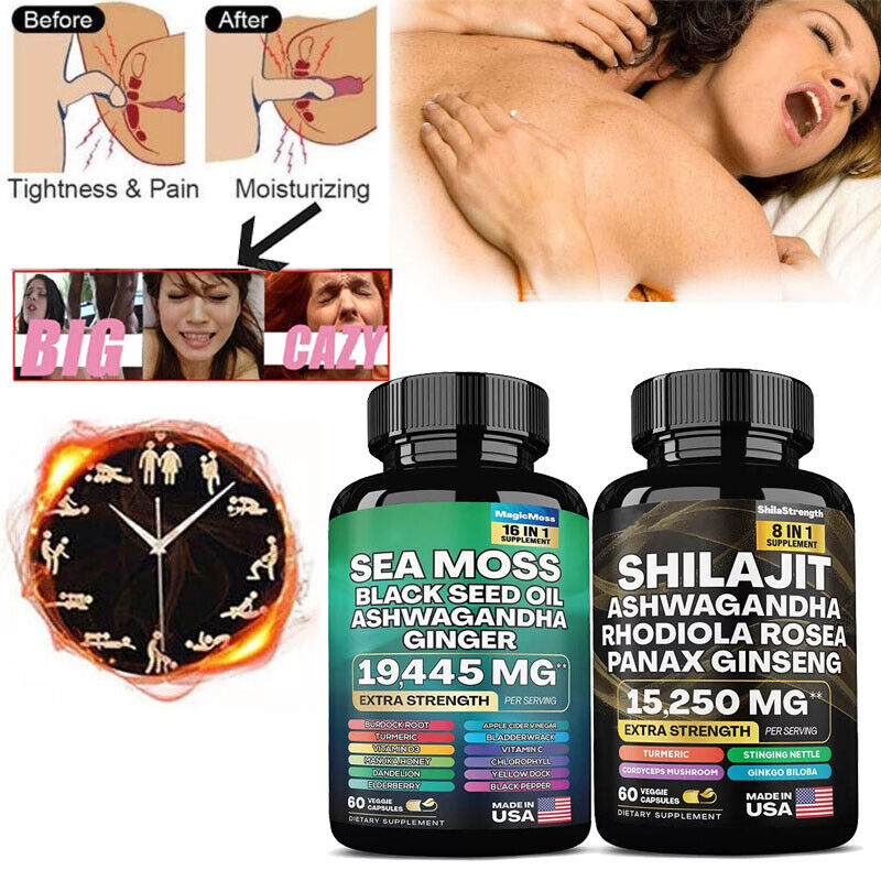 Dynamic Vitality Bundle - Sea Moss Multivitamin & Shilajit Power Combo Set