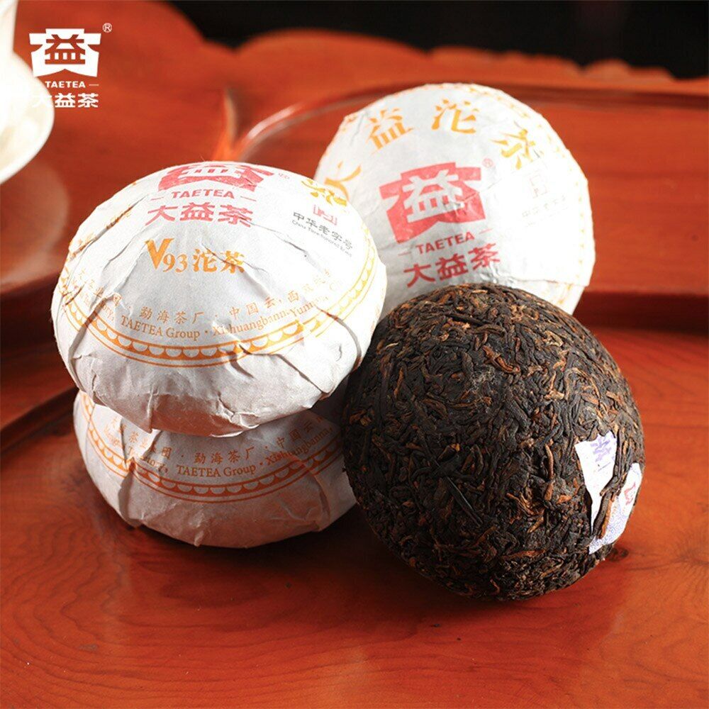 TAETEA 2018 Chinese Yunnan Ripe Pu'er Tuo Tea V93 Premium Shu Pu'er Tuocha 100g