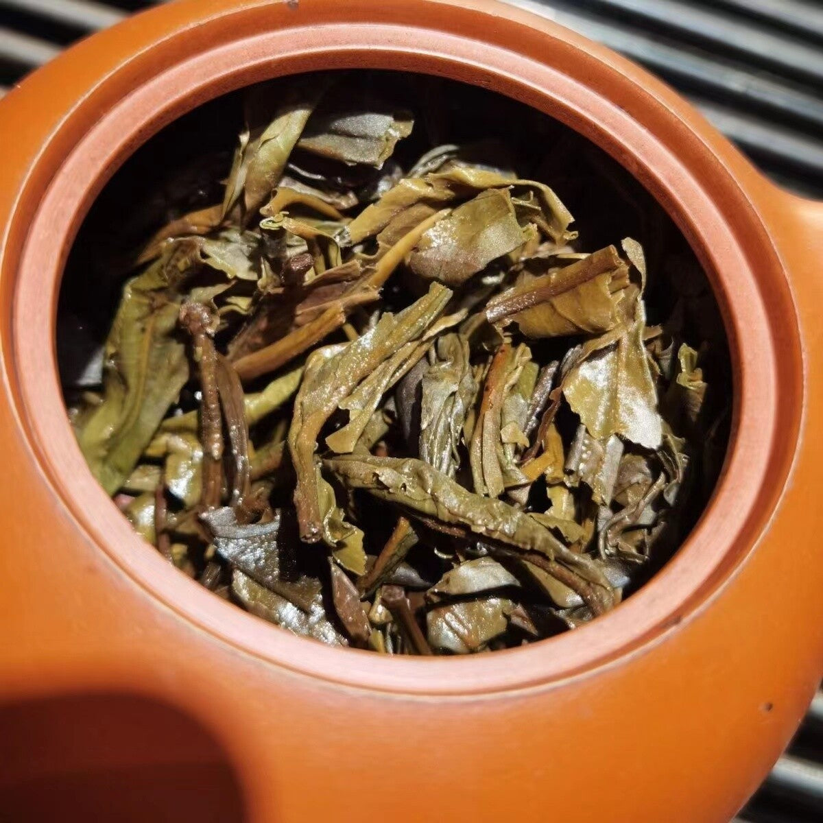 390g Yunnan Raw Puerh Old Tea Cake Mengku Shuang Jiang Aged Raw Pu'er Cake Tea