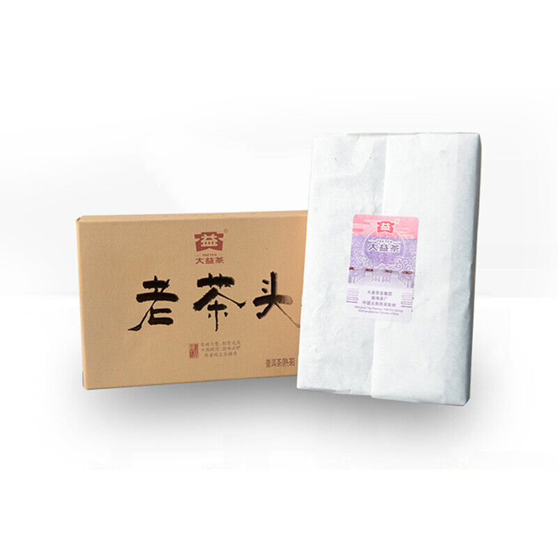 Yunnan Dayi Lao Cha Tou Old Tea Nubs Pu erh Brick Ripe Puer Tea 250g 2101