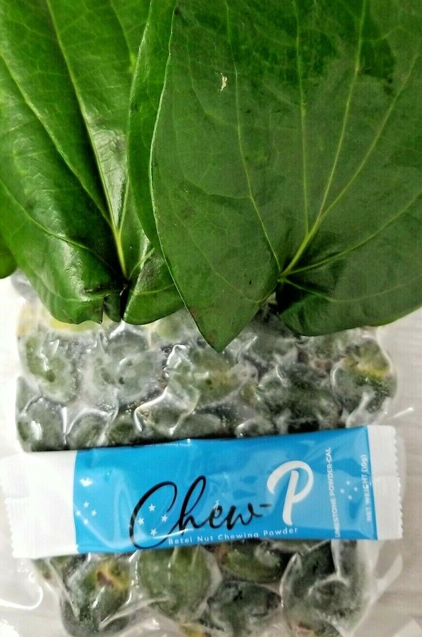 Betelnut Chew (Lime Powder, Young Baby Betelnut, 90 pcs Trau Leaves) Secondary image