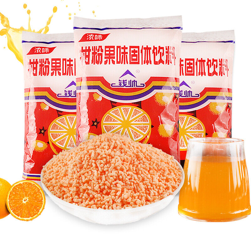 260g/bag orange powder drink fruit juice solid drink 橘子粉冲饮果味汁 Main image