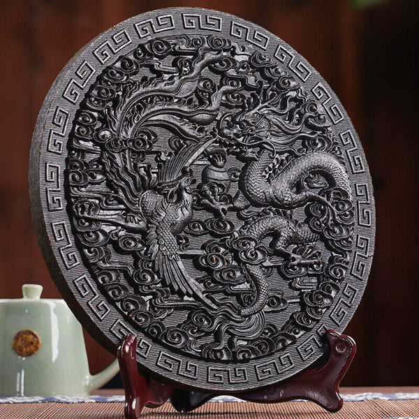 500g/1.1LB Dragon & Phenix Da Hong Pao Tea Cake Wuyi Oolong Tea Big Red Robe Tea