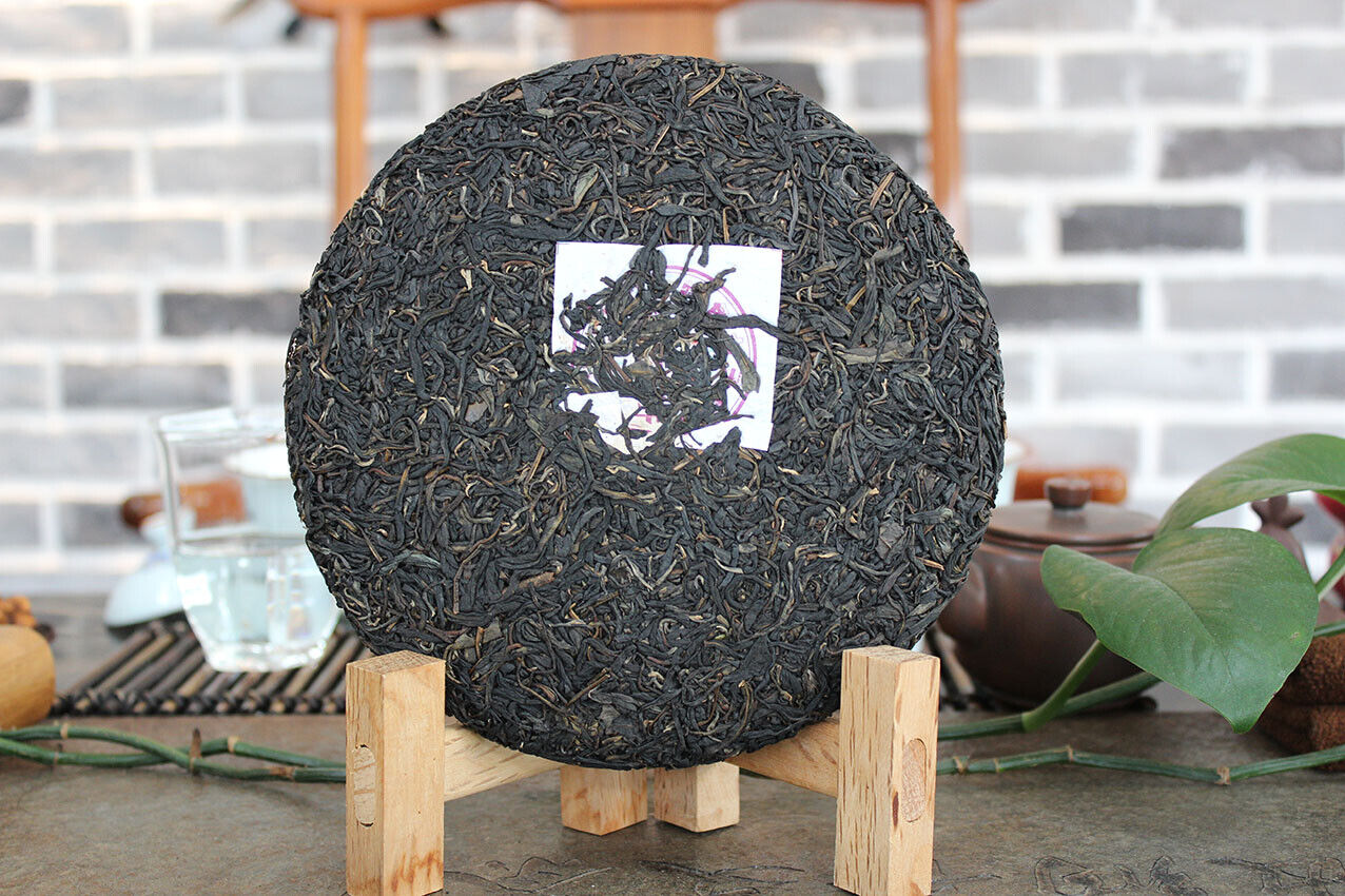 ZI JUAN Puwen Yunya Aged Ancient Tree Purple Buds Pu-erh Tea Cake 400g Raw