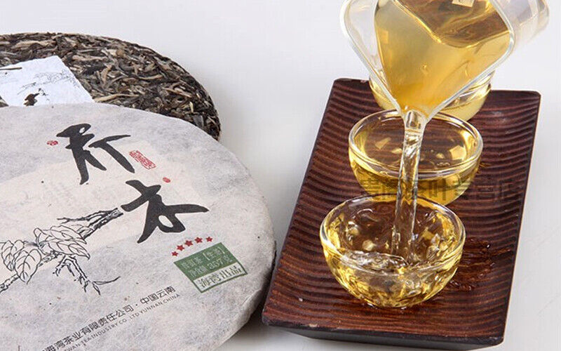 Haiwan Old Comrade Five Star Arbor 357g Qiaomu Puerh Tea Age-Fermeted Tea
