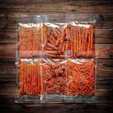 70g*4bags Mixed flavors Spicy snacks big spicy slices Chinese handmade snacks