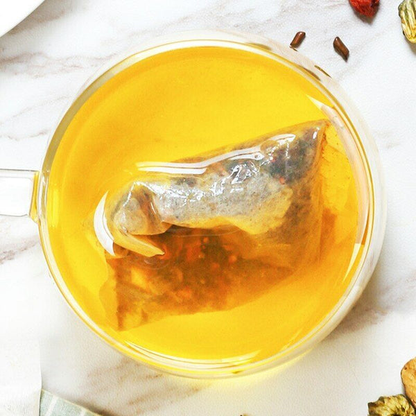 Chinese Liver Teabags for Detox Cleanse Herbal Teabag Includes Goji Berry
