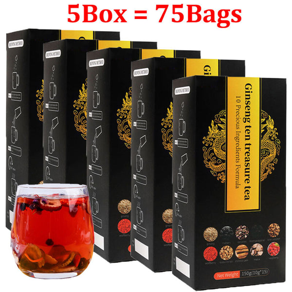 Ginseng Treasure Tea 10 Herbs Formula Medlar Premium