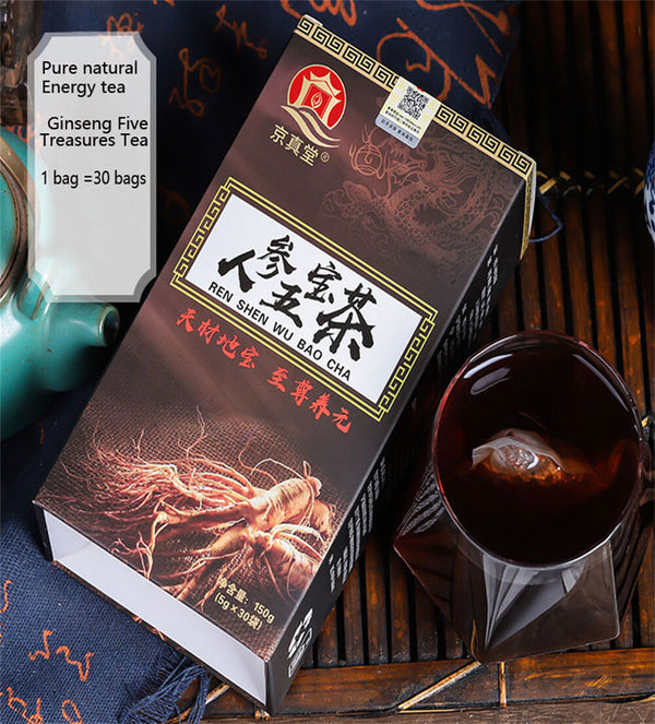 Energy Supplement Men’s Essentials Ginseng Five Treasures Tea Wu Bao Energy tea