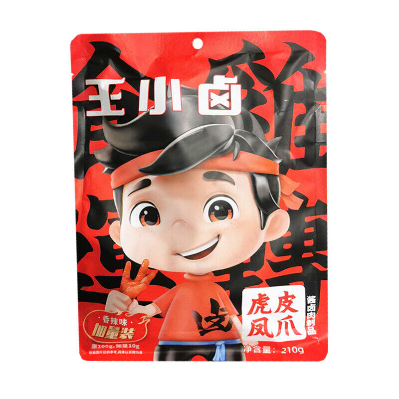210g/bags tiger skin chicken feet ready to eat braised chicken feet China snack