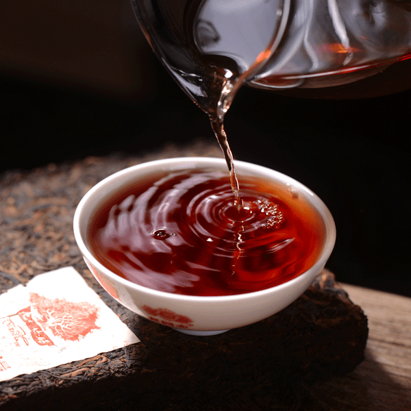 Haiwan Tea Menghai Old Tree Tea Brick Ripe Pu-erh Pu Er Tea 500g Box