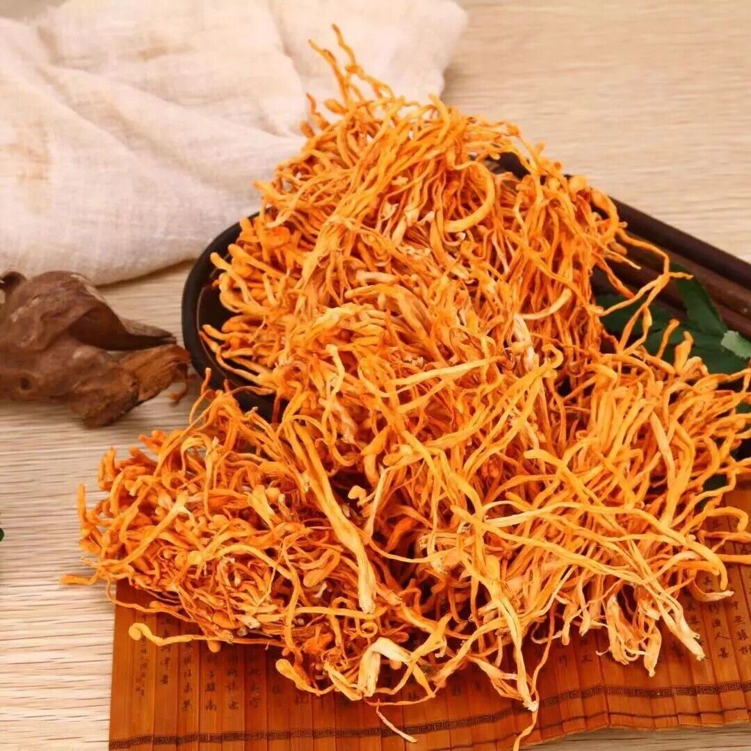 500g Organic Dried Cordyceps Sinensis Mushroom Chinese Tradition Medicine Secondary image
