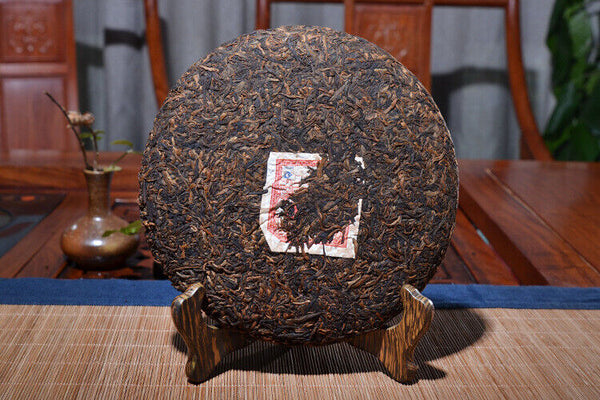 QiaoMu JinZhen Yunnan Arbor Golden Needle Pu-erh Tea Cake Pu'er Ripe Puer 357g