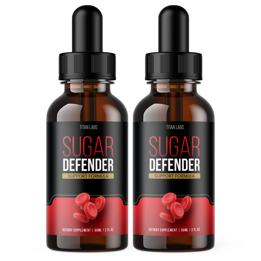 (2 Pack) Sugar Defender,Blood Sugar Support Supplement Sugar Defender (4oz)