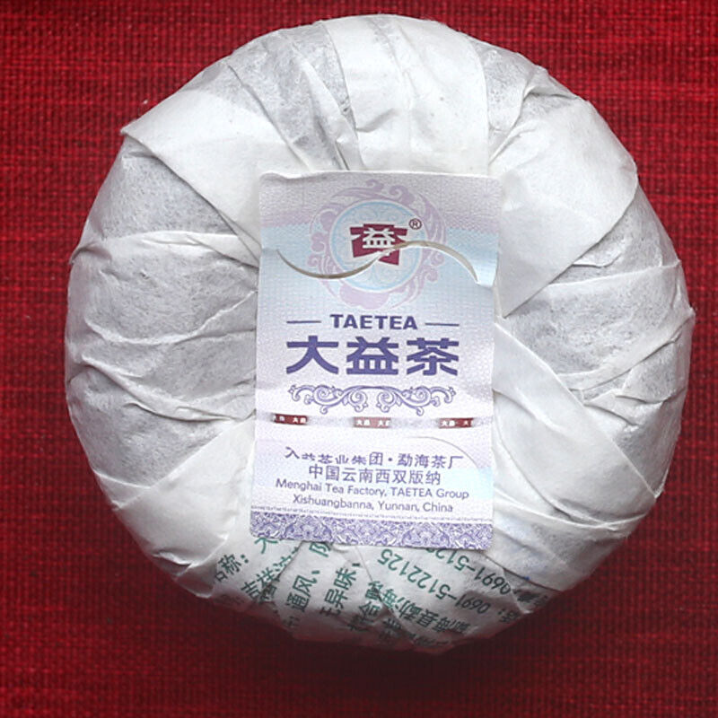 Lucky Puer Tuo * Year Yunnan Menghai TAETEA Dayi Pu'er Raw Tuo Cha 100g