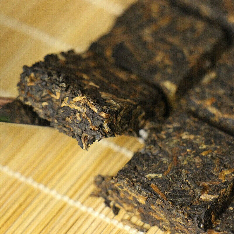 Pu'er Tea Cubes Amber Taetea Menghai Dayi Puer Tea Brick Ripe Pu-erh 240g