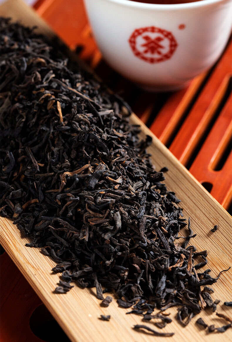 CHINATEA Brand Purple Box Lao Ba Zhong Cha Liu Bao Hei Cha Dark Tea Loose 100g