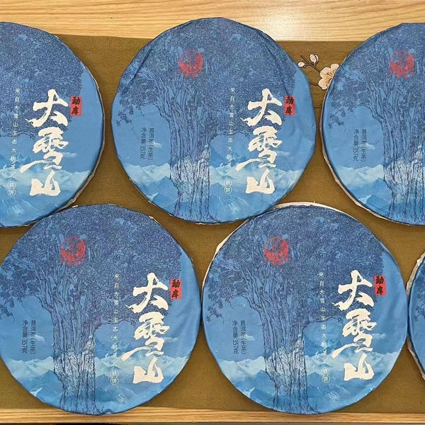 Xiaguan Mengku Big Snow Mountain Big Tree Tie Bing Puerh Puer Tea Raw 357g