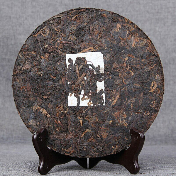Ripe Yunnan Puer Tea Menghai Spring Tea Iron Shu Puerh Cake 188g
