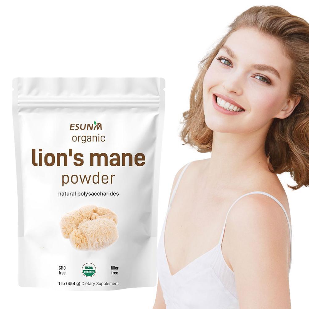 Organic-Lion's Mane Mushroom Powder 454g Main image