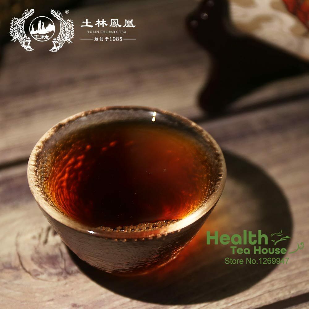 TuLin Phoenix Ripe Puer Tea "China Feng Huang" Shu Puerh Tea 357g