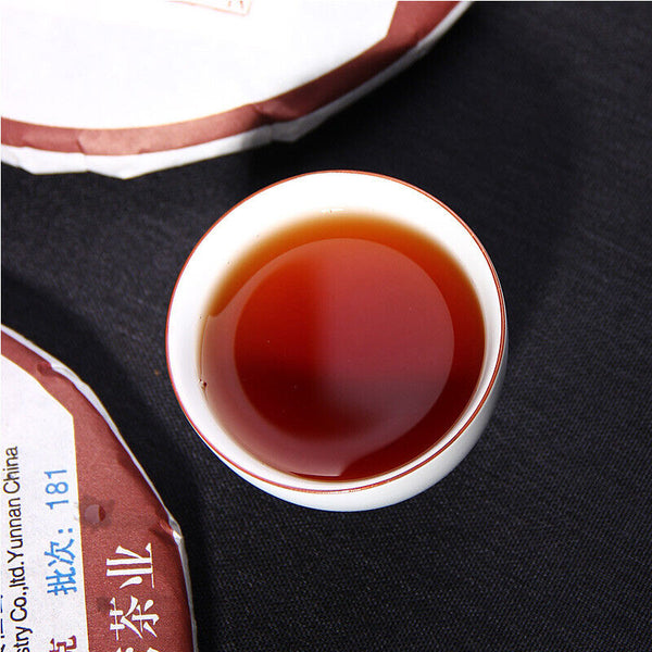 LaoTongZhi 7578 Batch 181 Ripe Puer Yunnan Old Comrade Haiwan Shou Puer Tea
