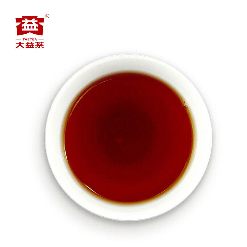 TAETEA Red Jade Menghai Dayi Hong Yu Pu-erh Tea Cake 357g Ripe Puer Pu'er