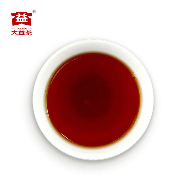 TAETEA Red Jade Menghai Dayi Hong Yu Pu-erh Tea Cake 357g Ripe Puer Pu'er