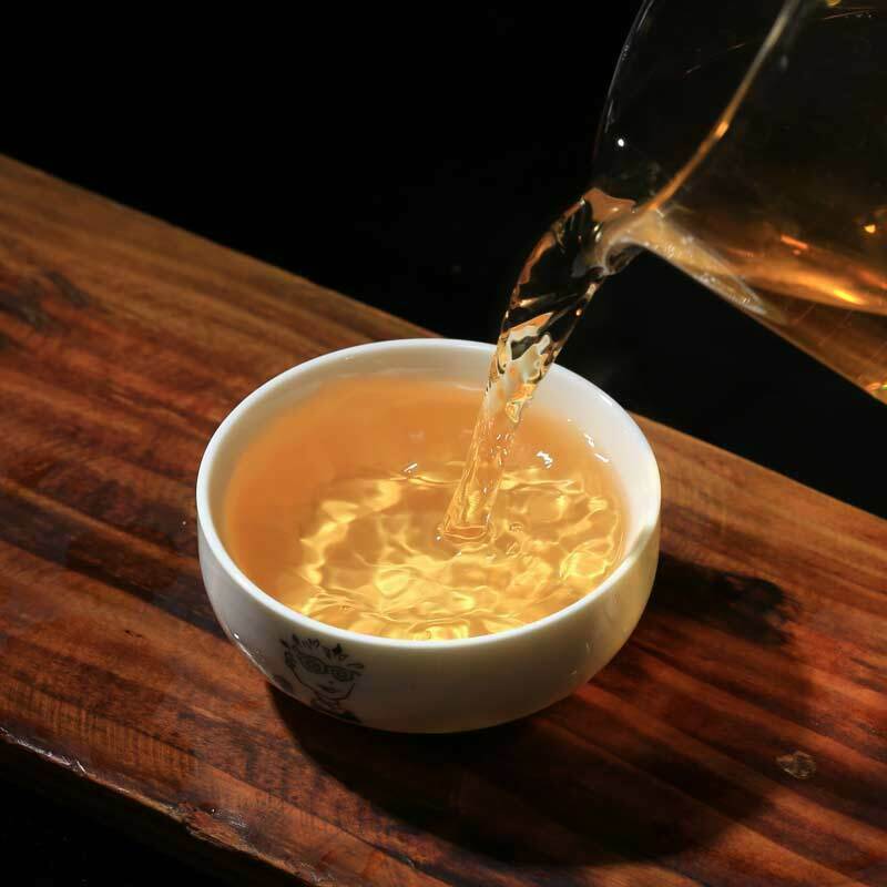 357g Moon White Tea Aged Pu-erh Tea Cake Pu'er Tea Moonlight Beauty Tea