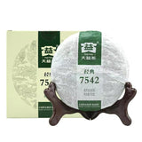 Dayi 7542 Puerh Raw Tea Cake Yunnan Pu-erh Sheng Tea Pu'er Green Slimming Tea