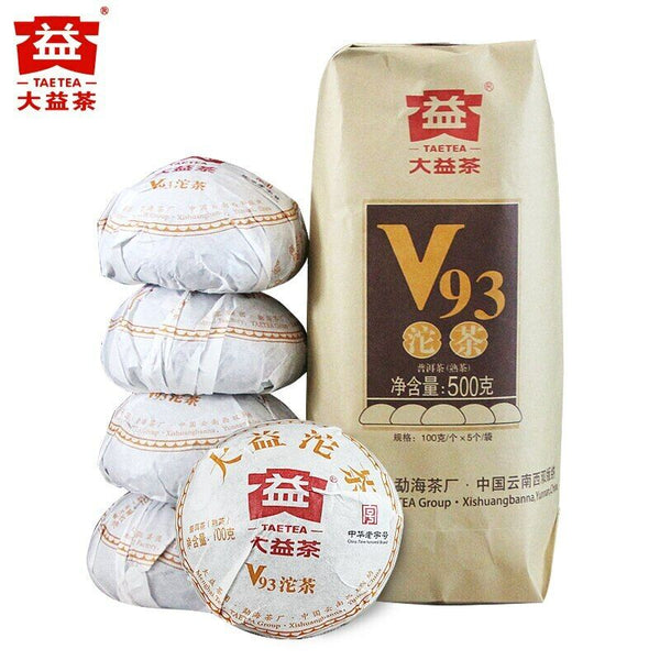 Dayi V93 Yunnan Menghai TAETEA Pu-erh Chinese Pu'er Tea Tuo Cha Ripe Puer