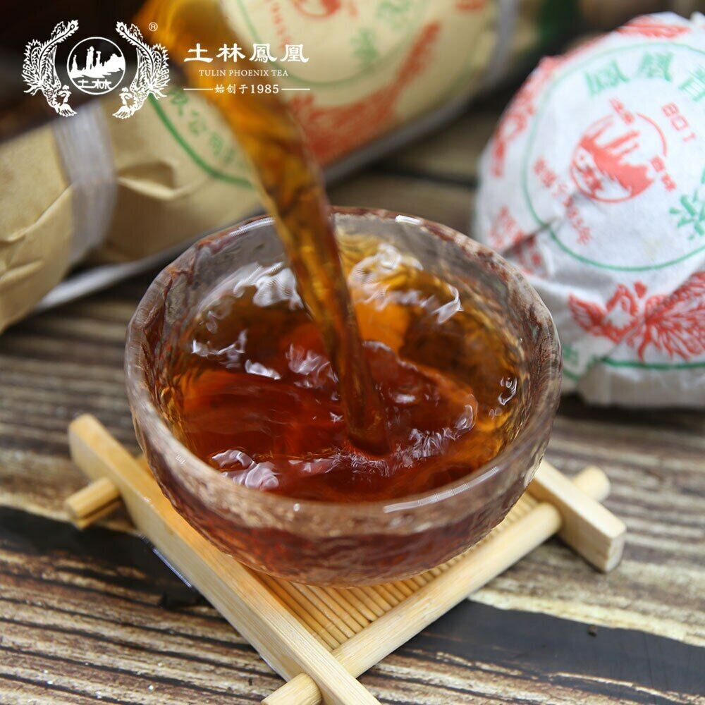 Tulin Fenghuang Yunnan Puer Tea Phoenix Puer Ripe Tuo Cha 801 Tuocha 100g