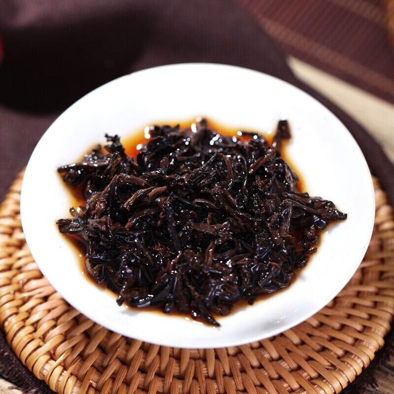 ChinaTea Red Rhyme Spring Bud  Yunnan Menghai Pu'er Tea Ripe Cooked Tea 357g